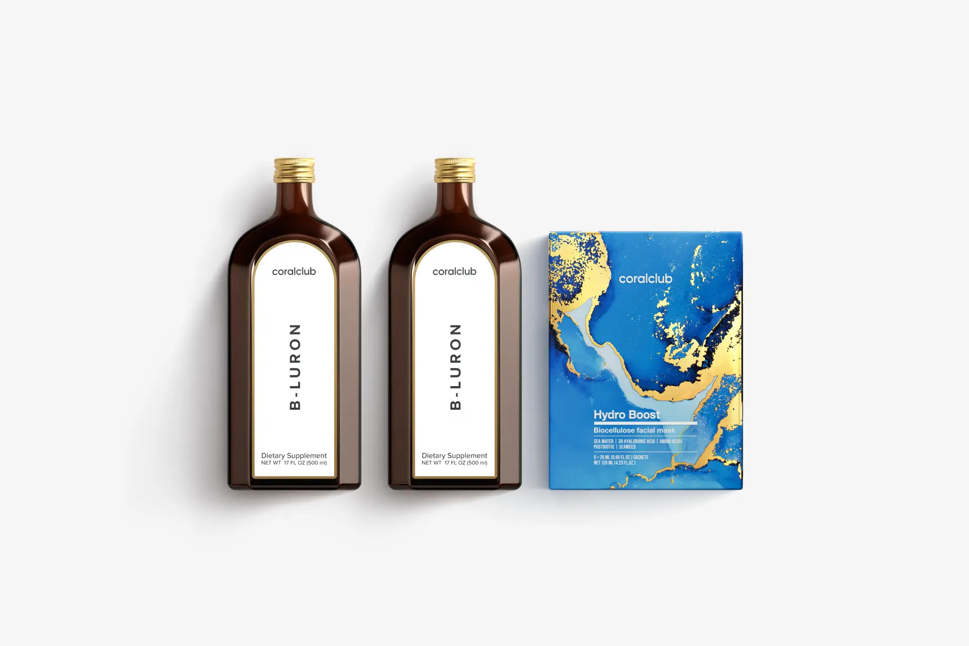 B-Luron + Hydro Boost Biocellulose Facial Mask (5 саше)